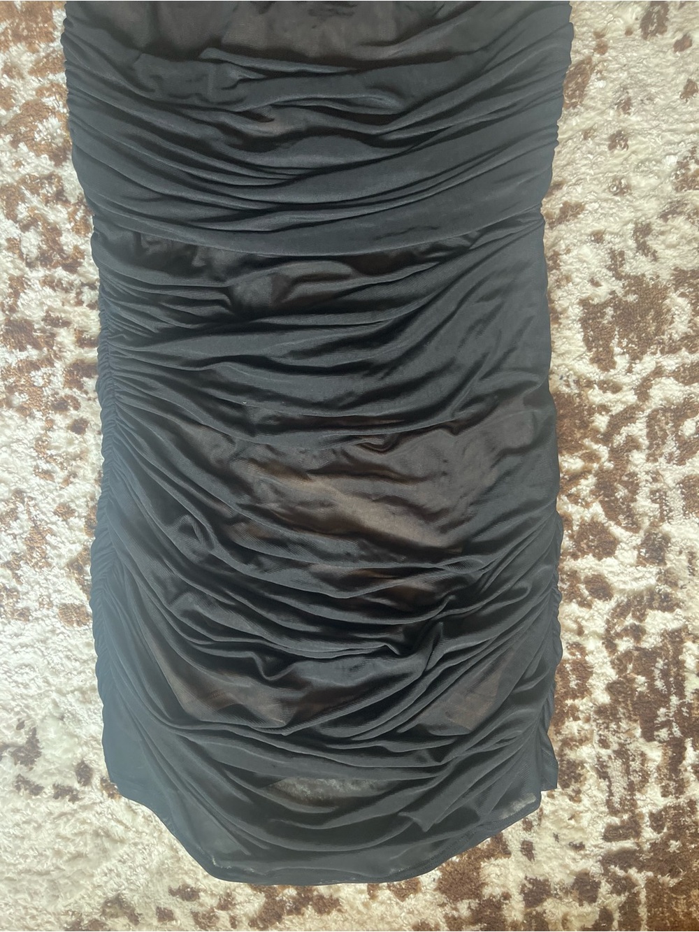 REVOLVE Black One-Shoulder Ruched Cocktail Dress - Picture 4 of 8